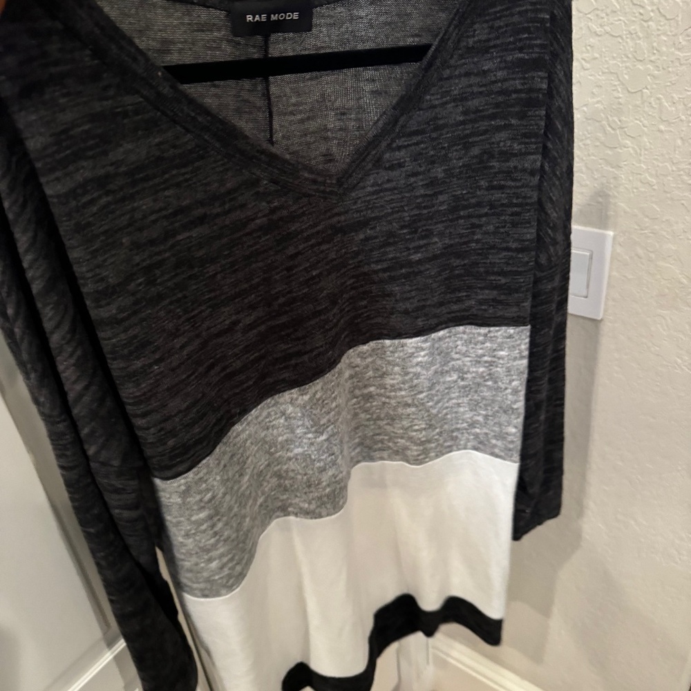 NANAMACS WOMENS LONG SLEEVE TUNIC SHIRT BRAND NEW WITH TAGS SIZE LARGE TOP TO BO